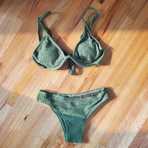 Green Bikini - small - brand new